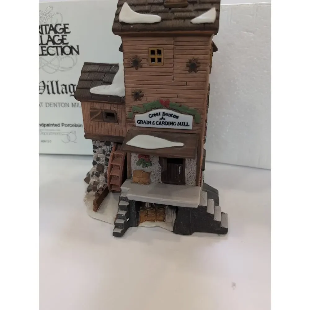 Department 56 Great Denton Grain And Carding Mill Retired‎ W/Orig. Box 5812-2